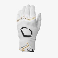 Evoshield Team White Carbyne Batting Gloves with Strap