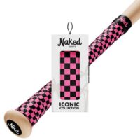 Naked Grips Pink & Black Checkers
